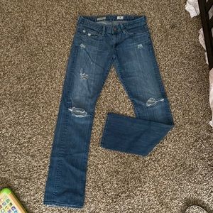 Distressed AG Boyfriend Style Jeans!